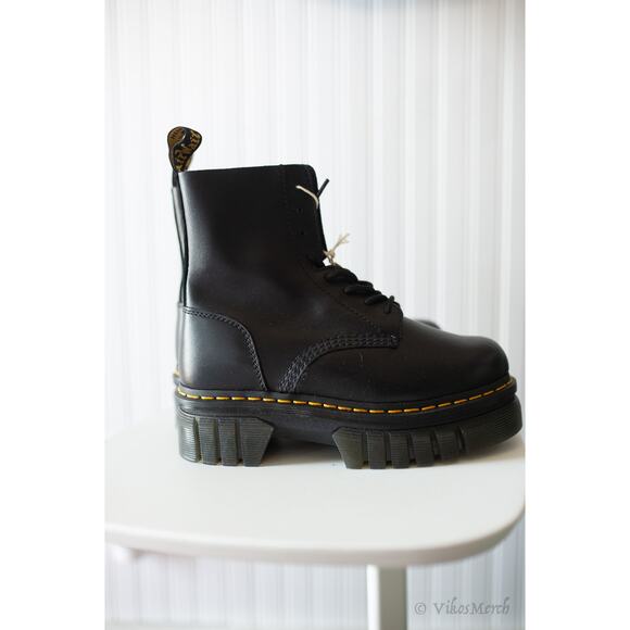 Dr. Martens AUDRICK NAPPA LEATHER PLATFORM ANKLE BOOTS 7 Ladies - Picture 1 of 5